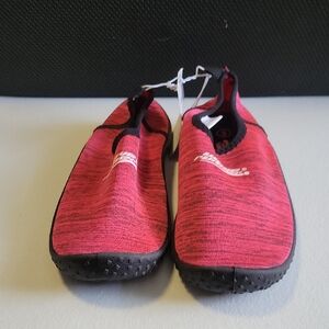 Red Slip-On Water Shoes